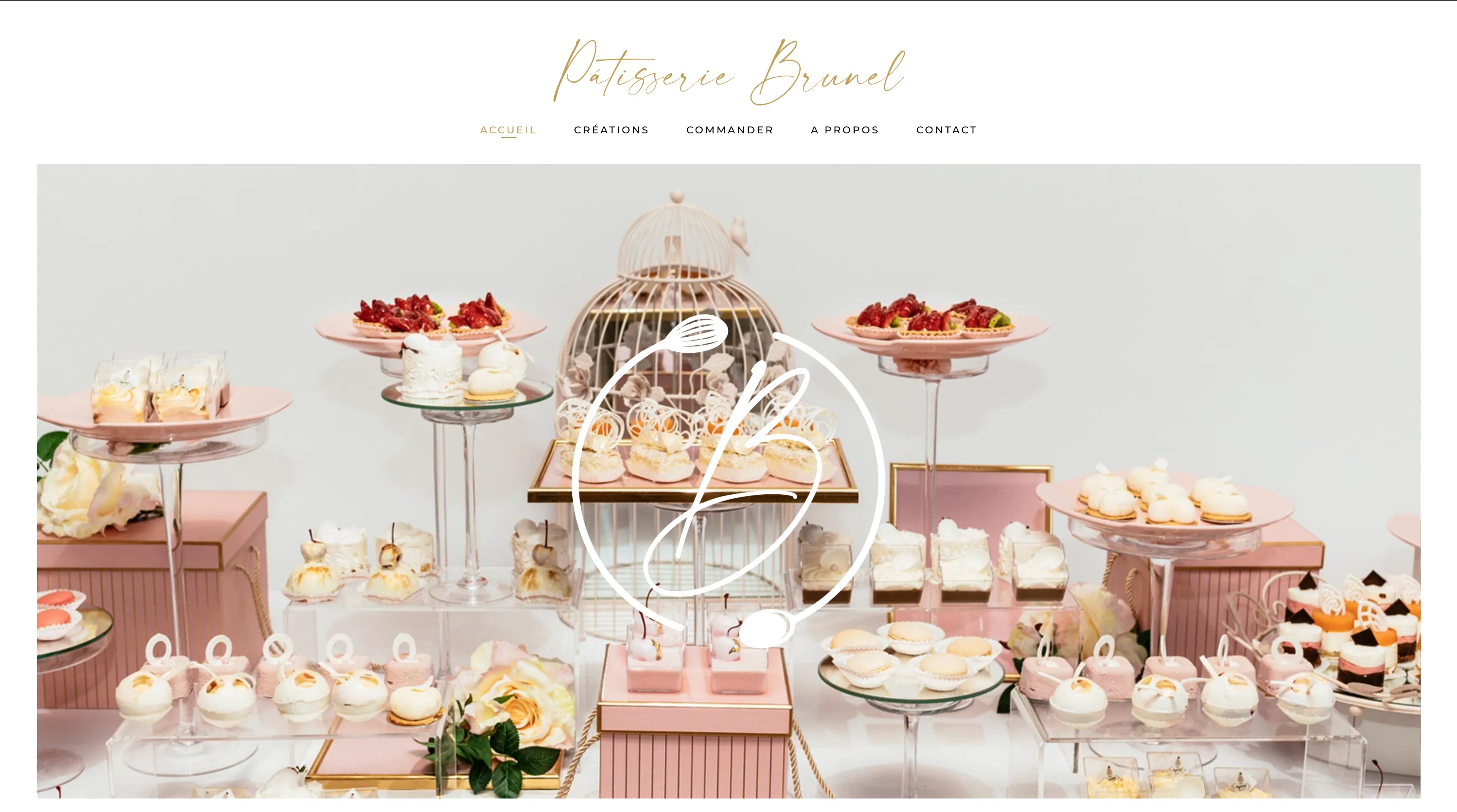 Site WordPress Pâtisserie Brunel réalisé par Studio Maurice à Bordeaux